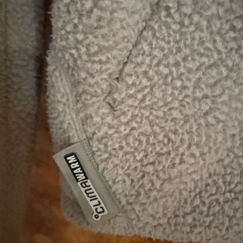 NWOT Adidas Climawarm Green Fleece Pullover - XS - Picture 3 of 5